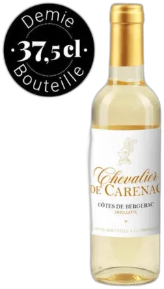 image du vin Côtes de Bergerac Moelleux Chevalier de Carenac Vin Aoc en Bouteille