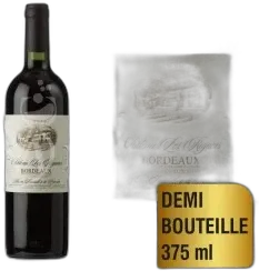 vue du vin Bordeaux Château les Riganes 2022 375 ml