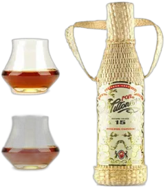 illustration du vin Assortiment Millonario Sistema Solera 15 et 2 Verres de Dégustation