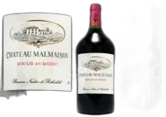 illustration du vin Magnum Moulis en Médoc Château Malmaison 2016 Rothschild en Plumiers Bois