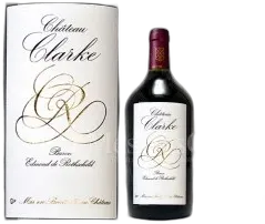 image du vin Double Magnum Listrac en Médoc Château Clarke 2016 Rothschild en Plumier Bois