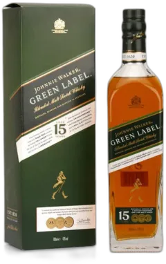 illustration du vin Johnnie Walker 15 Ans Green Label