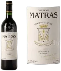 photo du vin Château Matras 2004 Saint Emilion Grand Cru Classé