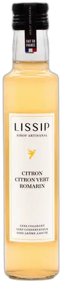 photos du vin Sirop Artisanal de Citron, Citron Vert et Romarin