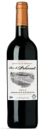 aperçu du vin Bordeaux Supérieur Roc de Pelinat 2019
