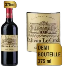 capture du vin Saint Estèphe Château le Crock 2021 375 ml