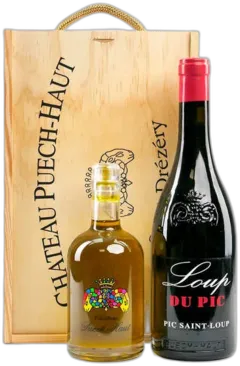 image du vin Pic Saint Loup Château Puech-Haut 1 Vin Rouge Loup du Pic 1 Huile d’Olive