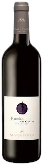 image du vin les Grains Marselan Marrenon Vin Igp Méditerranée