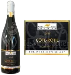 aperçu du vin Magnum Côte-Rôtie Cuvée "Marions les" 2018 en Plumier Bois