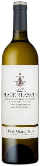 vue du vin Villa Plage Blanche Vin Sec Igp Côtes de Gascogne