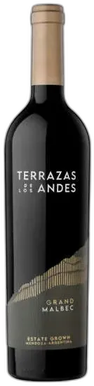 vue du vin Terrazas de Los Andes Grand Malbec Vin Rouge d’Argentine