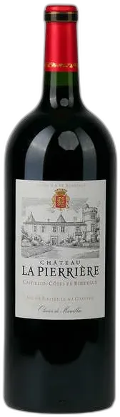 photo du vin Château la Pierrière Côtes de Castillon Magnum Vin