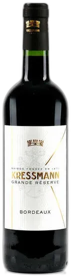 photo du vin Bordeaux Vin Aoc Grande Réserve Kressmann