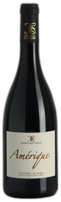 vue du vin Château Saint Cyrgues Amérique Rouge 2019