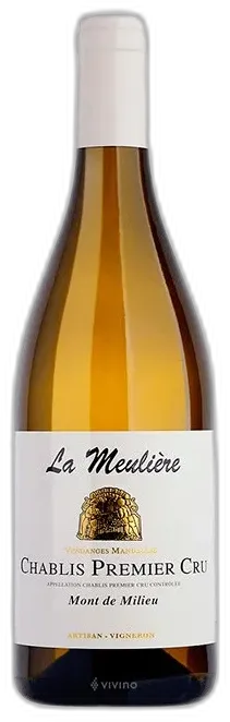 illustration du vin Domaine la Meulière Chablis 1er Cru Mont de Milieu 2019