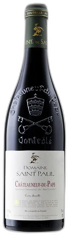 capture du vin Domaine de Saint Paul Chateauneuf-du-Pape Jumille 2015