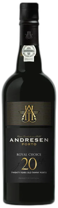 aperçu du vin Porto Andresen Royal Choice 20 Ans