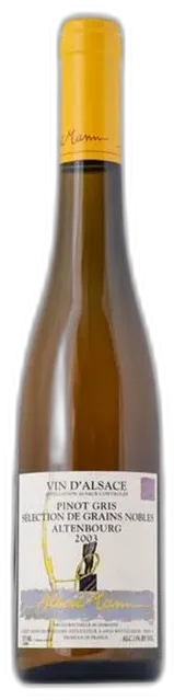 photos du vin Albert Mann Pinot Gris Altenbourg Selection de Grains Nobles 2015