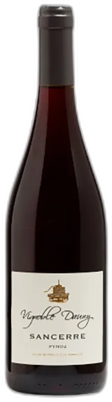 vue du vin Vignoble Dauny Sancerre Pynoz Rouge 2023