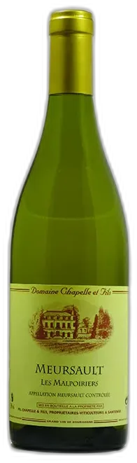 photo du vin Domaine Chapelle Meursault les Malpoiriers 2020