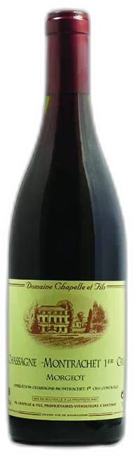 photo du vin Domaine Chapelle Chassagne Montrachet Rouge 1er Cru Morgeot 2019