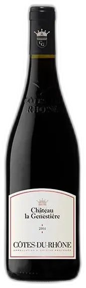 photo du vin Château la Genestière Côtes du Rhône Rouge 2022