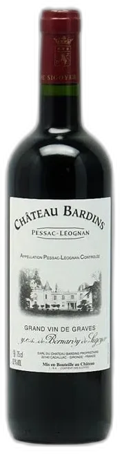photos du vin Château Bardins Pessac Léognan Rouge 2019