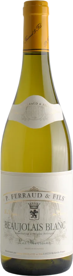 photo du vin 2024 Blanc du Beaujolais les Merrains Maison Pierre Ferraud et Fils à Belleville