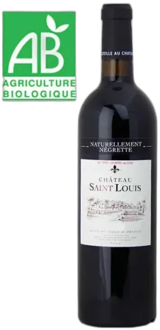 illustration du vin Vin Rouge Château Saint-Louis Naturellement Négrette
