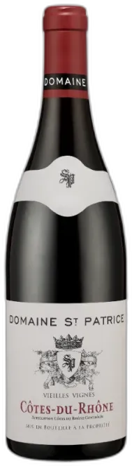 illustration du vin Côtes-du-Rhône Vieilles Vignes 2022 Domaine st Patrice