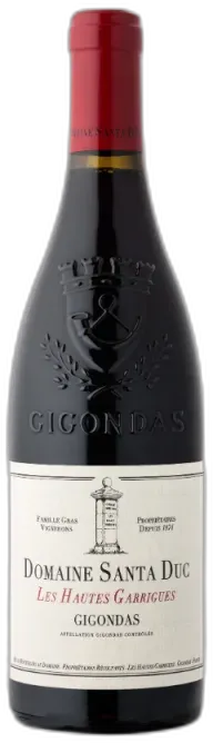 photo du vin les Hautes Garrigues 2021 Domaine Santa Duc