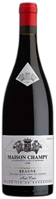 vue du vin Beaune Premier Cru "Aux Cras" 2022 Maison Champy