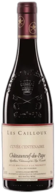 photo du vin les Cailloux Centenaire 2019 Domaine André Brunel