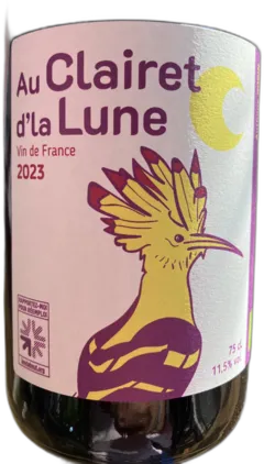 illustration du vin au Clairet d’la Lune Anthony Robin