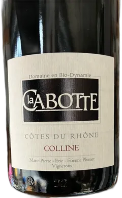 photo du vin Colline Rouge 2022 la Cabotte, mp&e Plumet