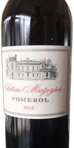 photo du vin Château Mazeyres Pomerol