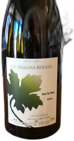capture du vin Sur le Nez Jasnières Sec, les Maisons