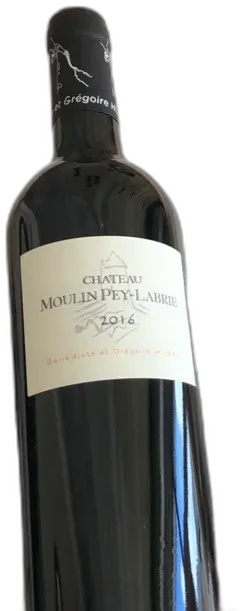 photo du vin Chateau Moulin Pey-Labrie 2016 Canon-Fronsac
