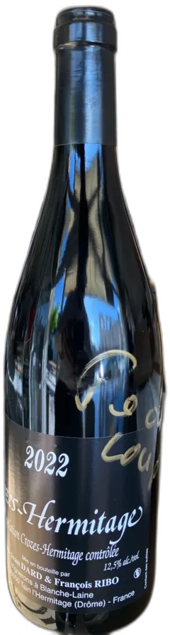 photo du vin pé de Loup Rouge Crozes-Hermitage 2022 Dard et Ribo
