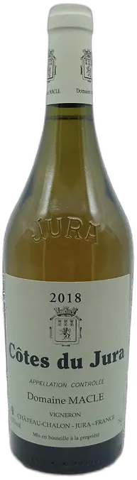 photos du vin Domaine Macle Côtes du Jura Assemblage 2018