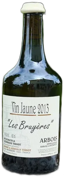 vue du vin Stéphane Tissot Arbois Vin Jaune les Bruyères 2013 Clavelin