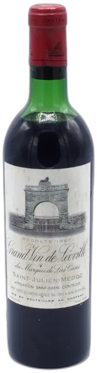 vue du vin Leoville Las Cases 1967