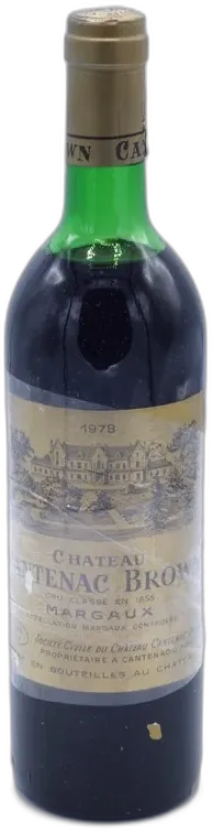 photo du vin Cantenac Brown 1978