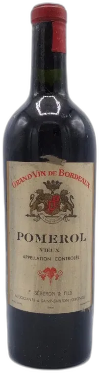 capture du vin Pomerol Vieux Château Latour Pourret 1928