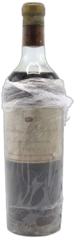 photo du vin Yquem 1929 Grand Cru Classé