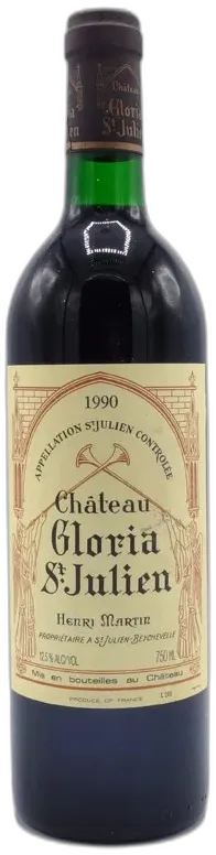 photo du vin Gloria 1990 Saint Julien