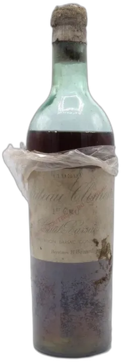 photo du vin Climens 1939 1er Cru Barsac Sauternes