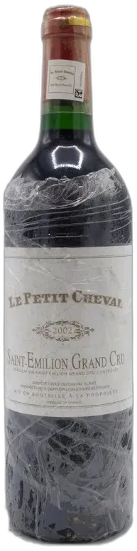 photo du vin Petit Cheval 2002 Second Vin de Cheval Blanc