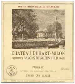 illustration du vin Duhart Milon 4eme Grand Cru Classé Pauillac 2013
