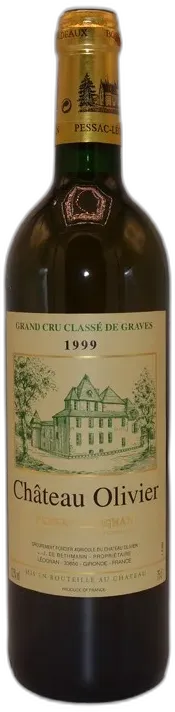 image du vin Château Olivier Pessac Leognan Blanc 1999
